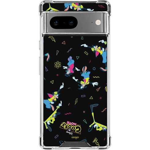 Disney Goofy Movie Pattern Google Pixel 8 Clear Case